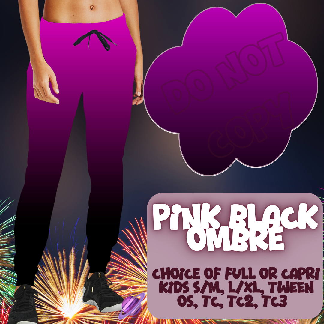 PINK BLACK OMBRE - SKIRT/LEGGING/JOGGER/LOUNGER - OMBRE RUN 3 PREORDER CLOSING 1/17