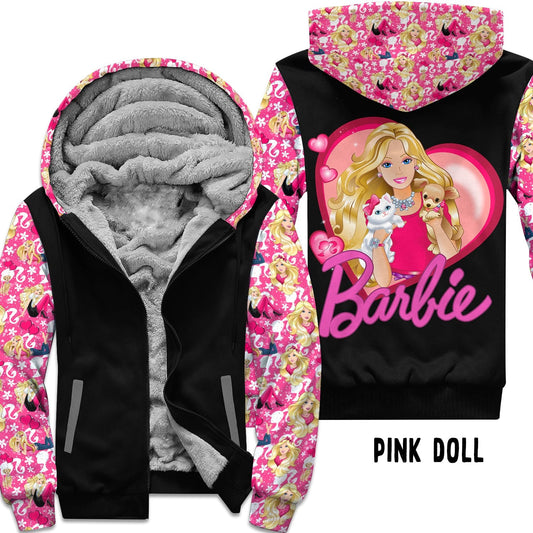 JACKET RUN 14-PINK DOLL-FLEECE OR COTTON LINER-PREORDER CLOSING 12/16