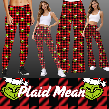 PLAID MEAN-HOLIDAY RUN-BOTTOMS-PREORDER DUE 9/18