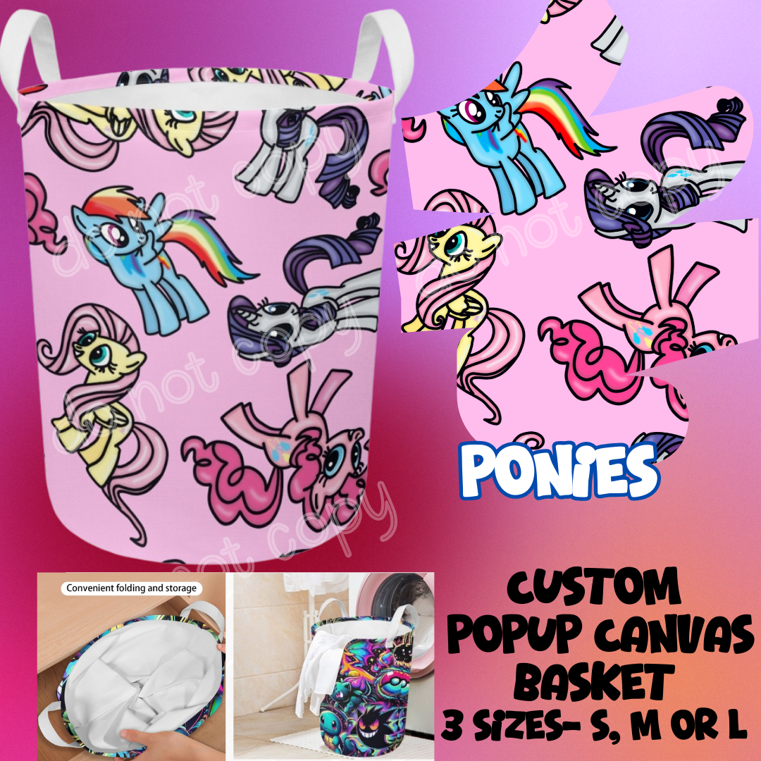 PONIES - STORAGE BASKETS - PREORDER CLOSING 12/4