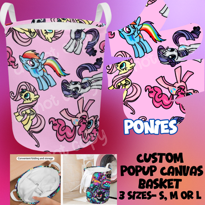 PONIES - STORAGE BASKETS - PREORDER CLOSING 12/4