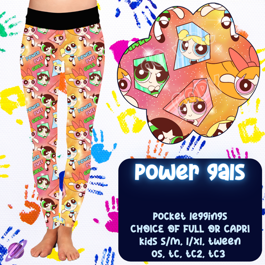 POWER GALS - FUN KIDS RUN -  LEGGING/CAPRI PREORDER CLOSING 11/5