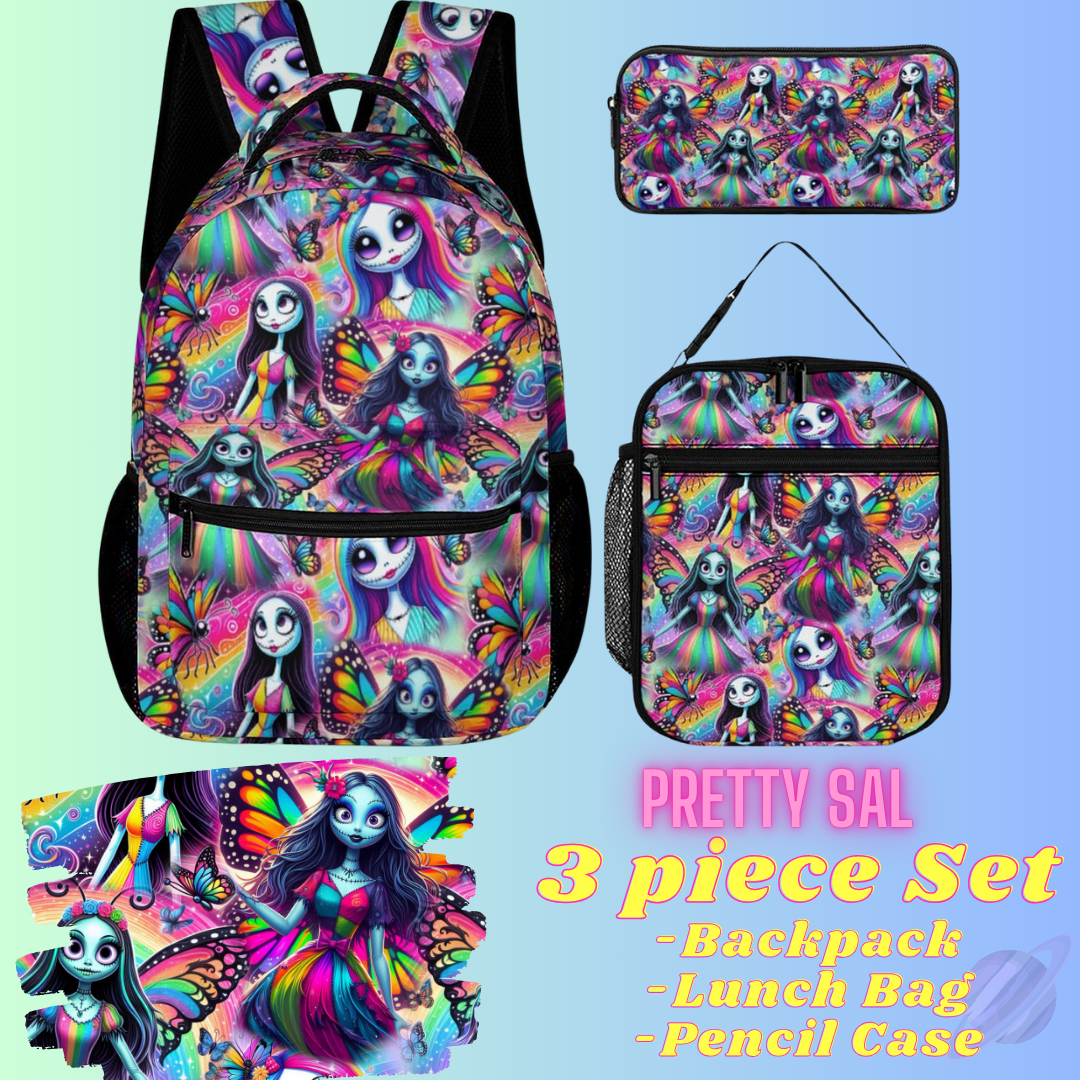 PRETTY SAL-3 PIECE BACKPACK SET-PREORDER CLOSING 7/3