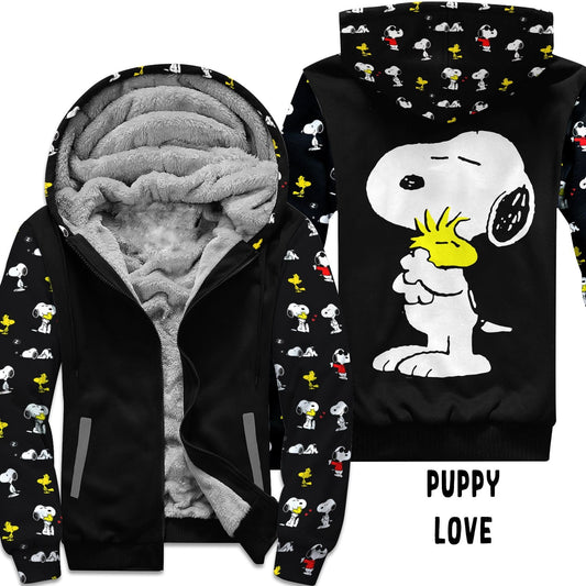 JACKET RUN 14-PUPPY LOVE-FLEECE OR COTTON LINER-PREORDER CLOSING 12/16