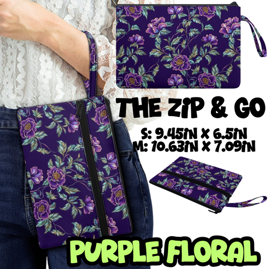 PURPLE FLORAL - ZIP & GO PREORDER CLOSING 12/28