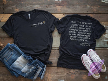 CHARLIE REMEMBRANCE DOUBLE SIDED TEE