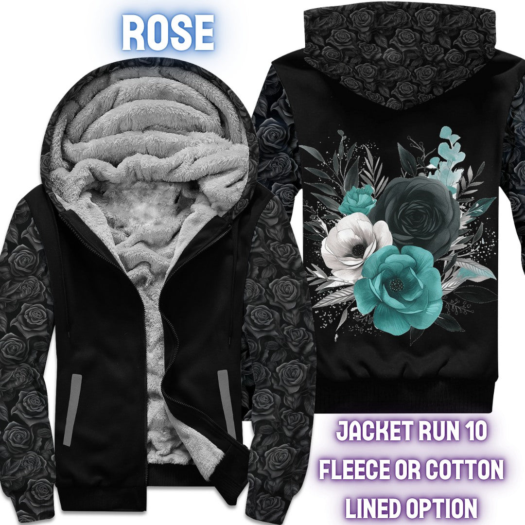 JACKET RUN 14-ROSE-FLEECE OR COTTON LINER-PREORDER CLOSING 12/16