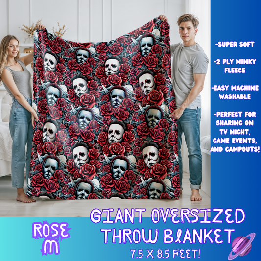 ROSE M- GIANT SHAREABLE THROW BLANKET