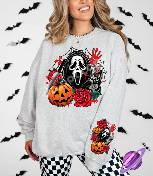 GF- CREWNECK SWEATSHIRT  W/ SLEEVE PRINT