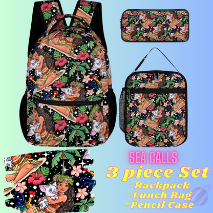 SEA CALLS-3 PIECE BACKPACK SET-PREORDER CLOSING 7/3