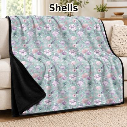 Shells-Soft Throw Blanket 14 Run-Due 9/28