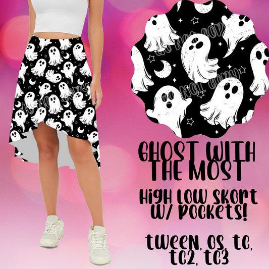 GHOST WITH THE MOST - HIGH LOW SKORT 3 - PREORDER CLOSING 5/20