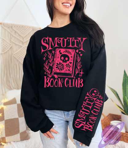 SMUTTY BOOKCLUB SWEATSHIRT W/ SLEEVE PRINT