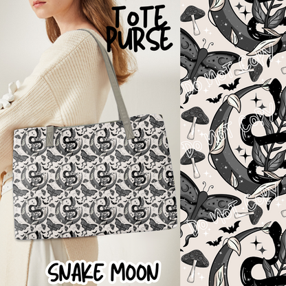 SNAKE MOON  - BAG RUN 3 - TOTE PURSE - PREORDER CLOSING 10/22