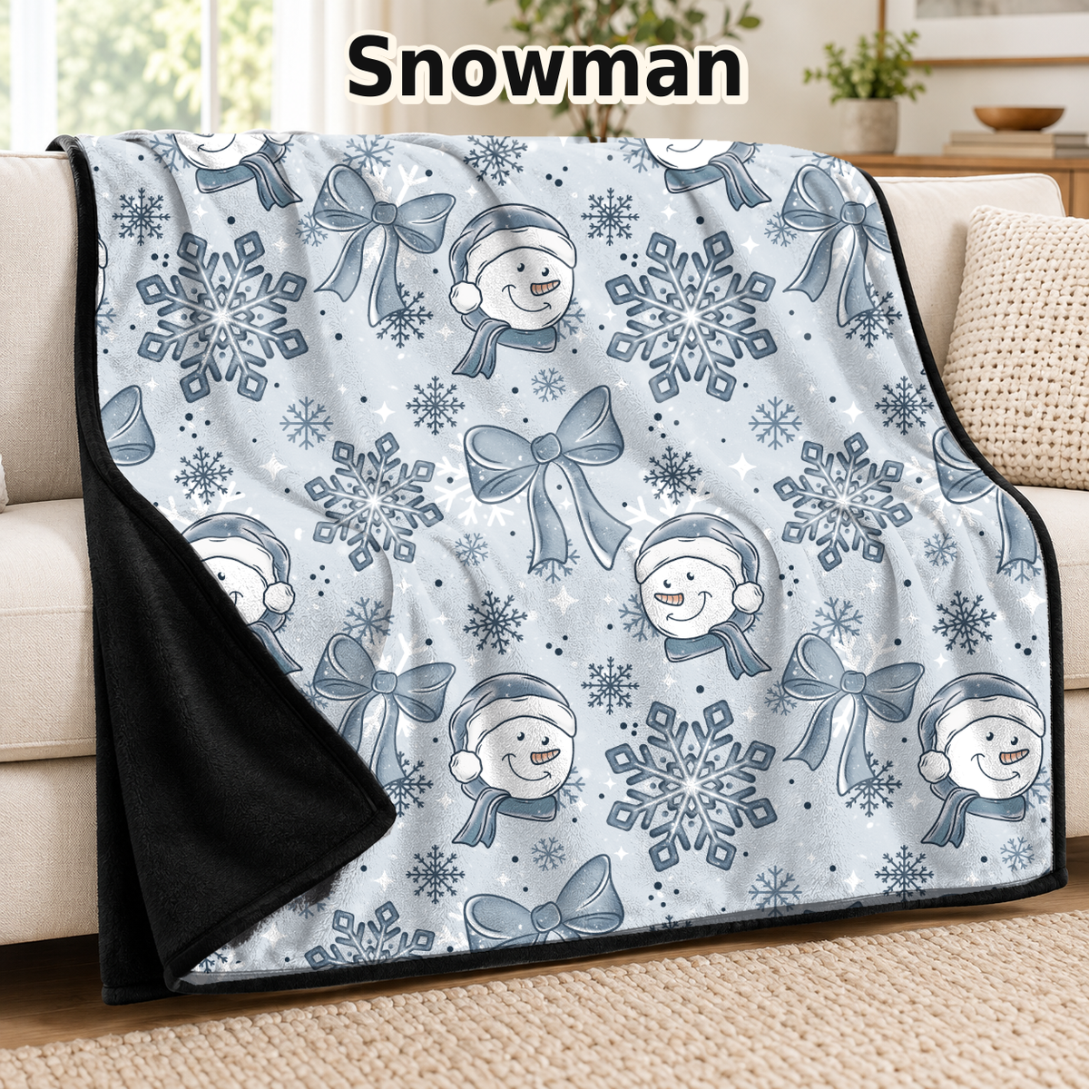 Snowman-Soft Throw Blanket 14 Run-Due 9/28