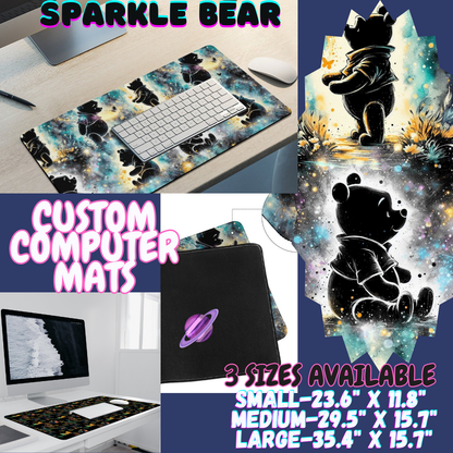 SPARKLE BEAR - COMPUTER MAT PREORDER CLOSING 12/6