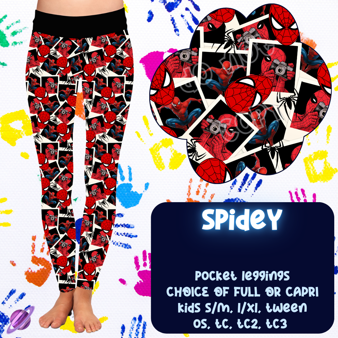 SPIDEY - FUN KIDS RUN -  LEGGING/CAPRI PREORDER CLOSING 11/5