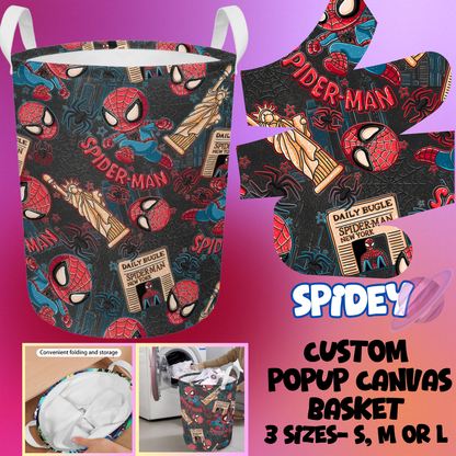 SPIDEY- STORAGE BASKETS 6- PREORDER CLOSING 5/4