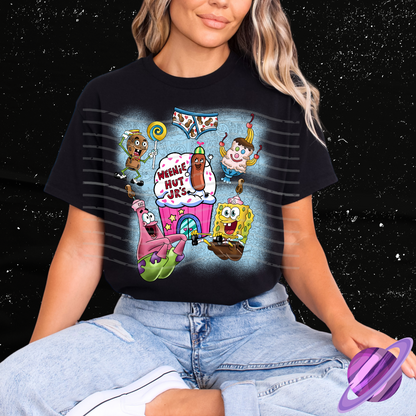 SPONGE WORLD TEE