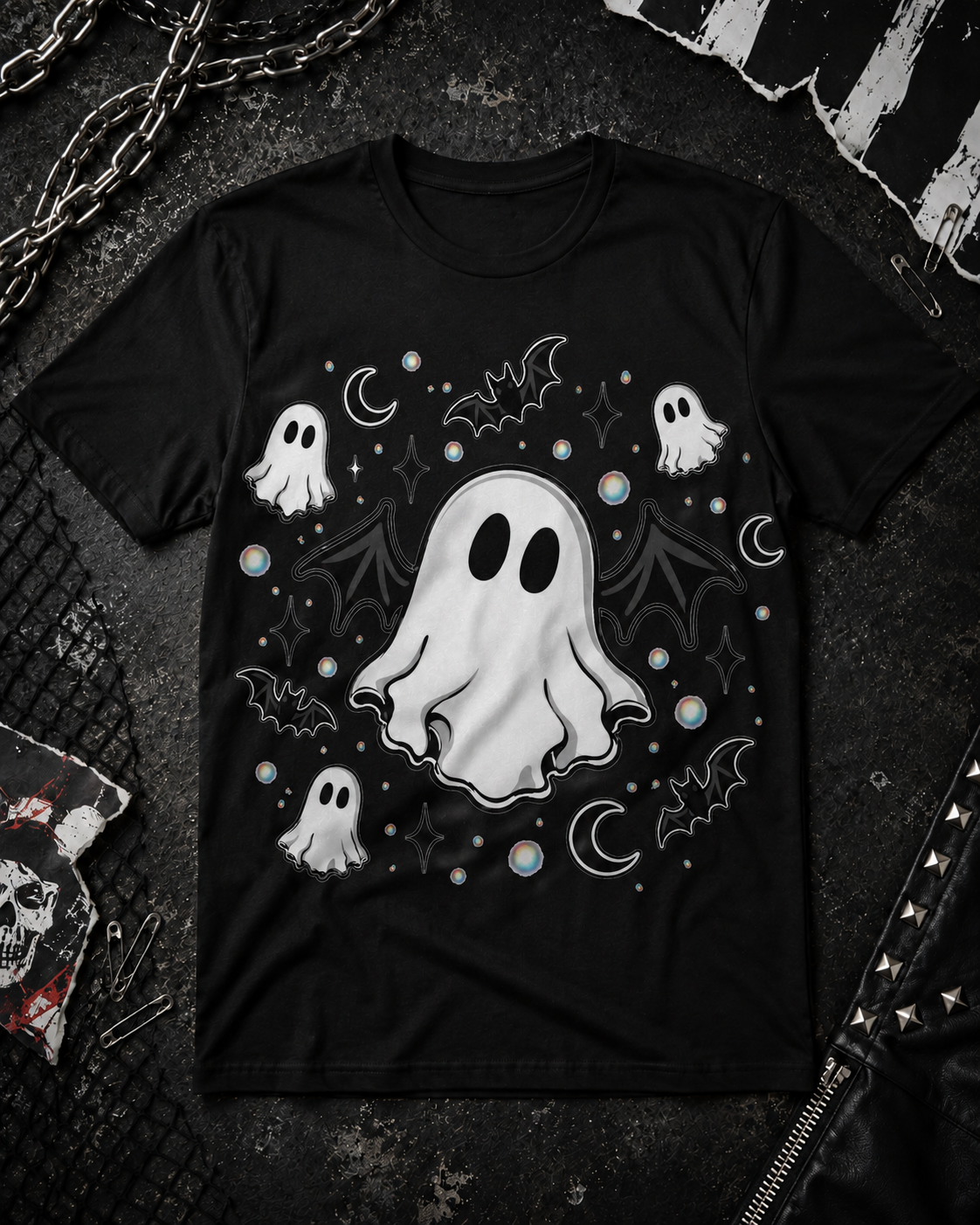 KEEP IT WEIRD-BATTY GHOST TEE