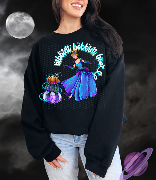 SPOOKY PRINCESS CREWNECK SWEATSHIRT 2