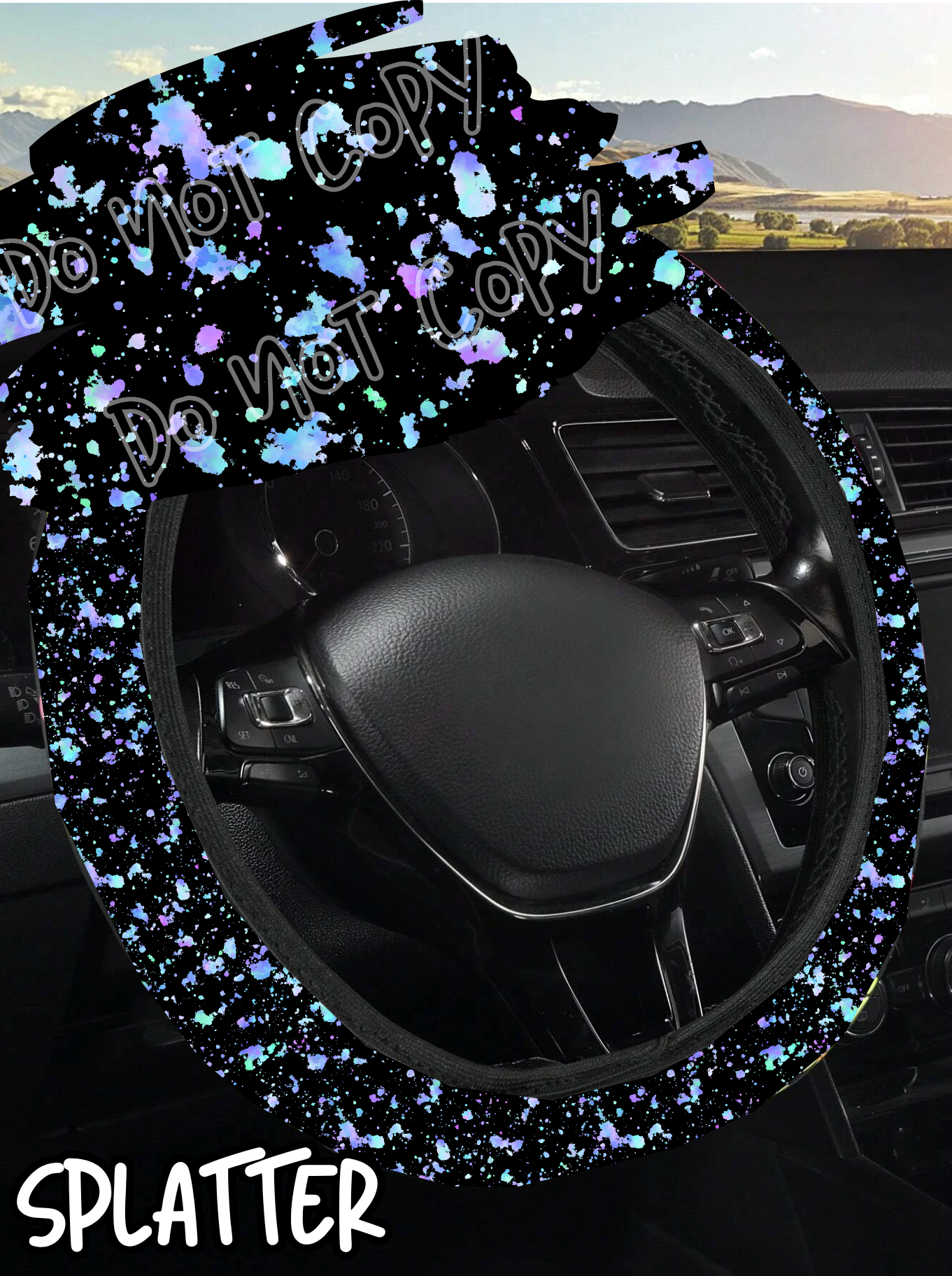Splatter - Steering Wheel Cover 3