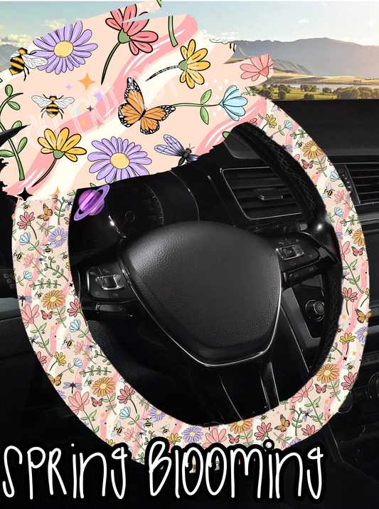 SPRING BLOOMING- Steering Wheel Cover 4 Preorder Closing 4/18 ETA END MAY/EARLY JUNE