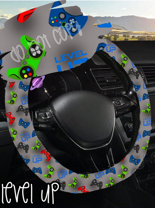 LEVEL UP- Steering Wheel Cover 4 Preorder Closing 4/18 ETA END MAY/EARLY JUNE