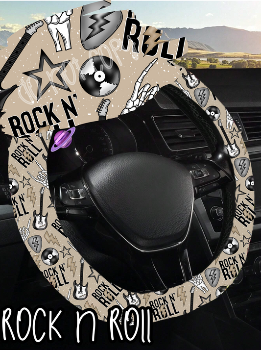 ROCK N ROLL - Steering Wheel Cover 4 Preorder Closing 4/18 ETA END MAY/EARLY JUNE