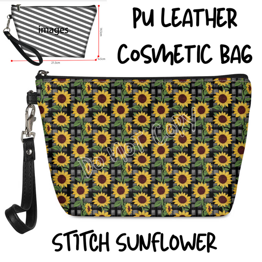 STITCH SUNFLOWER - BAG RUN 3 - COSMETIC BAG - PREORDER CLOSING 10/22