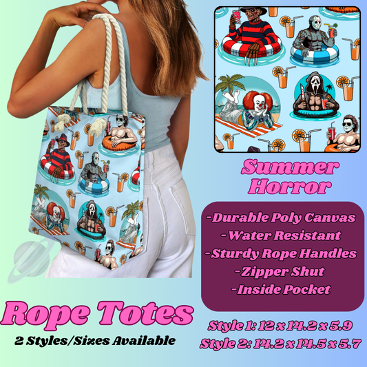 SUMMER HORROR-ROPE TOTE PREORDER CLOSING 5/6