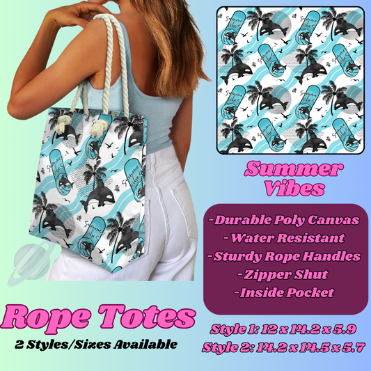 SUMMER VIBES-ROPE TOTE PREORDER CLOSING 5/6