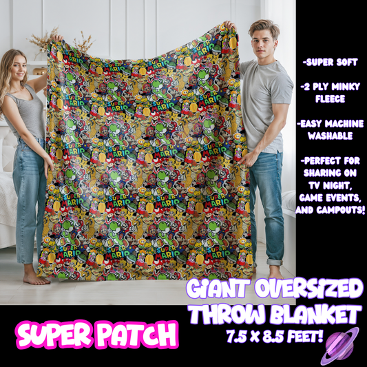 SUPER PATCH - GIANT SHAREABLE THROW BLANKETS ROUND 10-PREORDER CLOSING 12/2