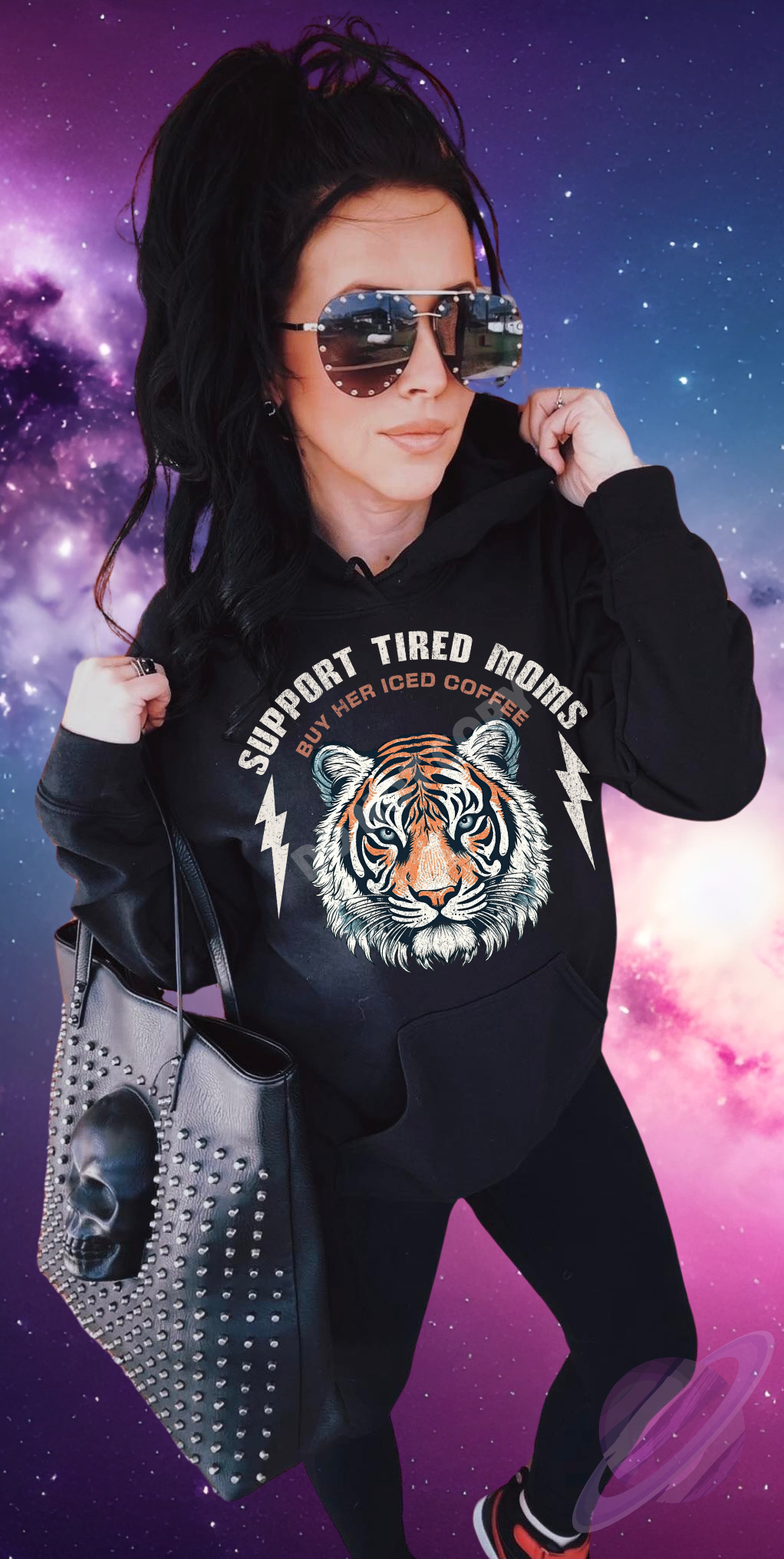 SUPPORT TIRED MOMS HOODIE