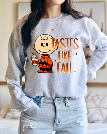 TASTES LIKE FALL- CREW NECK SWEATSHIRT