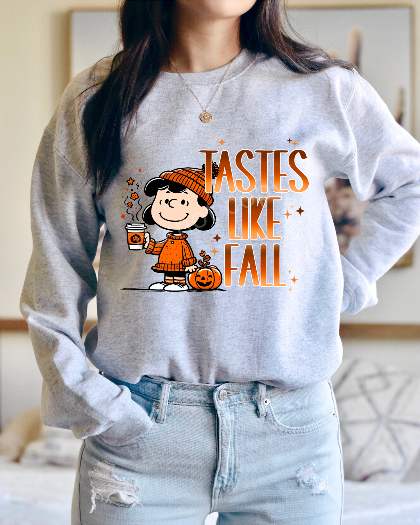 TASTES LIKE FALL 3- CREW NECK SWEATSHIRT