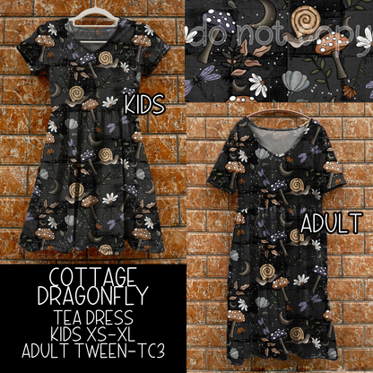 COTTAGE DRAGONFLY - TEA DRESS - PREORDER CLOSING 6/26