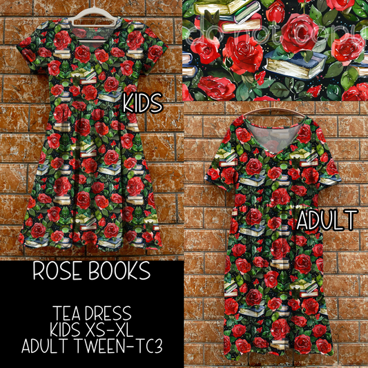 ROSE BOOKS - TEA DRESS - PREORDER CLOSING 6/26