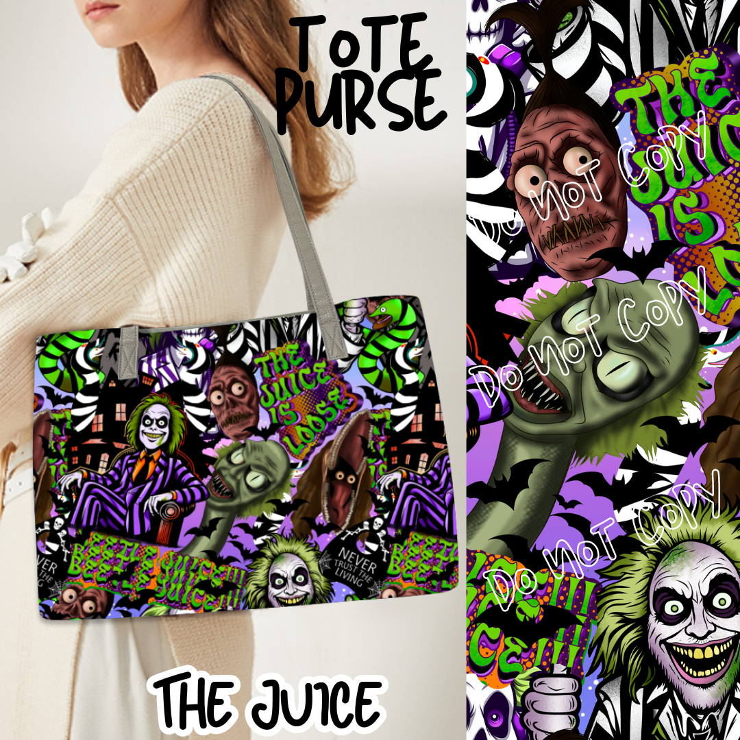 THE JUICE  - BAG RUN 3 - TOTE PURSE - PREORDER CLOSING 10/22