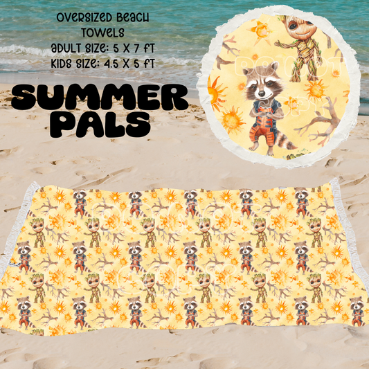 SUMMER PALS -OVERSIZED BEACH TOWEL PREORDER CLOSES 5/8 ETA JULY