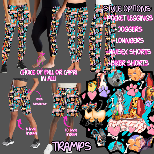 TRAMPS-6 STYLES OF BOTTOMS-PREORDER CLOSING 3/10