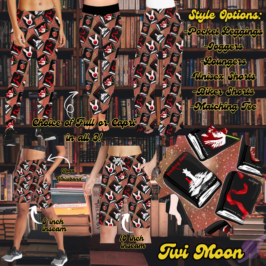 TWI MOON- LEGGING/JOGGER/LOUNGER/SHORTS - BOOK LAUNCH PREORDER CLOSING 2/6