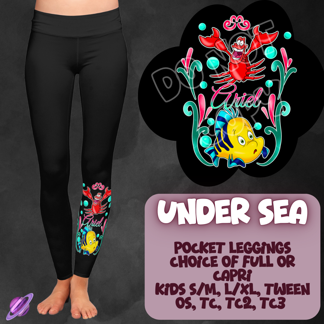 UNDER SEA - ONE LEG SIMPLE SETS RUN 2 - LEGGING/CAPRI PREORDER CLOSING 1/31