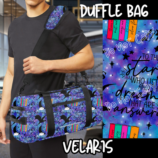 VELARIS  - BAG RUN 3 - DUFFLE BAG - PREORDER CLOSING 10/22