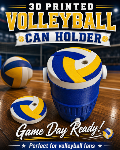 SPORTS THEMED-3D PRINTED CUSTOM 12 OUNCE CAN HOLDERS
