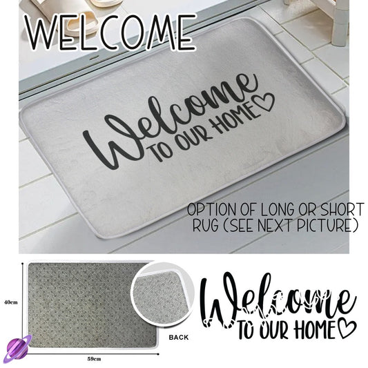 WELCOME TO OUR HOME - SHORT/LONG FLOOR MATS 2-PREORDER CLOSING 5/10