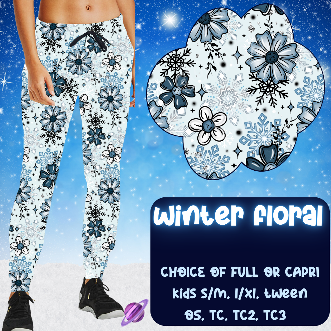 WINTER FLORAL - JOGGER/CAPRI WINTER RUN CLOSING 10/29