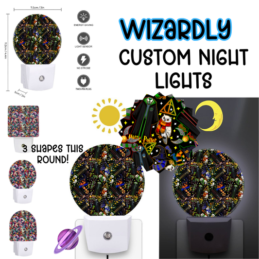 WIZARDLY - Custom Night Lights Round 2 Preorder Closing 2/4