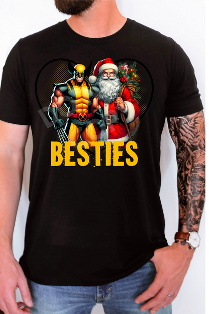 WOLV SANTA BESTIES TEE