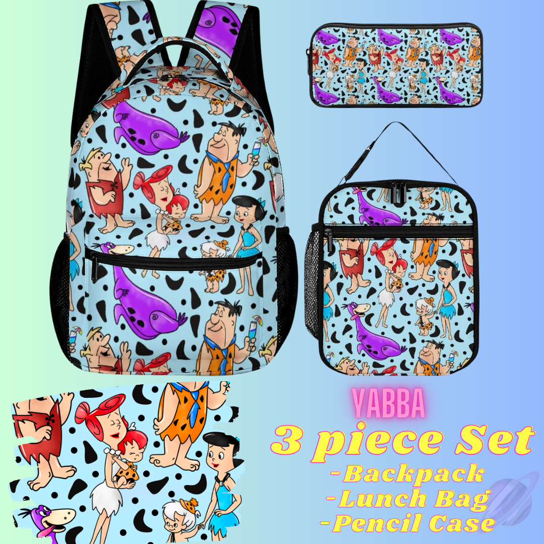 YABBA-3 PIECE BACKPACK SET-PREORDER CLOSING 7/3